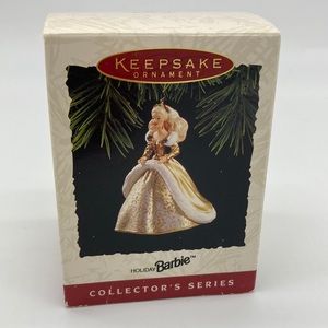 Vintage 1994 holiday Barbie keepsake Hallmark ornament